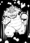  2019 anthro belly bowser hi_res kamui_shirow koopa mario_bros nintendo overweight scalie solo video_games 
