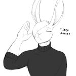  1:1 2019 clothing hi_res hladilnik inhale lagomorph leporid mammal meme rabbit reaction_image sketch text 