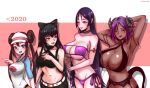  big_breasts bikini black_hair blake_belladonna blush bra breasts brown_hair clothing demon fate_(series) female hair hi_res horn horned_humanoid huge_breasts human humanoid humanoid_pointy_ears legwear lightingsaber long_hair looking_at_viewer mammal minamoto_no_raiko nintendo not_furry panties pok&eacute;mon purple_hair rosa_(pok&eacute;mon) rwby swimwear thigh_highs underwear video_games xera_(tinnies) 