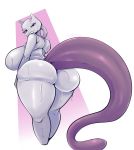  absurd_res anthro anus big_breasts big_butt bodily_fluids breasts butt female hi_res huge_butt legendary_pok&eacute;mon mewtwo nintendo peng pok&eacute;mon pok&eacute;mon_(species) rear_view sweat thick_thighs video_games 