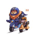  2017 anthro armor barefoot bovid caprine clothed clothing cosplay crossover crossover_cosplay dawn_bellwether disney driving duo eyewear felid fully_clothed fur glasses headgear helmet hi_res leodore_lionheart lion mammal mane motorcycle pantherine sheep simple_background soldier_76_(overwatch) tan_body tan_fur vehicle white_background white_body white_fur white_wool wool_(fur) zootopia 杯具螺旋丸 