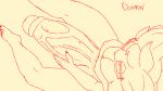  16:9 2019 2d_animation alternate_version_at_source animated anthro barefoot big_penis breasts clothing digital_media_(artwork) erection eyelashes feet fur gynomorph hair hi_res huge_penis humanoid_penis intersex lewnoli line_art masturbation nipples penile penile_masturbation penis rouge_the_bat simple_background solo sonic_the_hedgehog_(series) topwear 