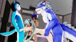  16:9 2019 3d_(artwork) abdominal_bulge anthro balls black_hair blue_body blue_eyes blush camera canid canine canis cuckold digital_media_(artwork) facial_hair father female group group_sex hair hatsune_miku human humanoid_penis kaito_(vocaloid) kemono long_hair male male/female male_penetrating malicekira mammal mature_male muscular muscular_male nipples nude old open_mouth oral parent penetration penis recording rou_kemonone scalie sex shiki_taigen shower smile son spitroast standing threesome utau vaginal vaginal_penetration video_camera vocaloid water wet white_hair wolf 