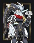  2017 anthro armor clothed clothing hi_res male metaljaw75 phantasy_star phantasy_star_online phantasy_star_online_2 reptile sadinian scalie sega solo video_games 