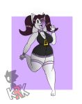  anthro anthrofied big_breasts breasts cleavage clothed clothing female hair hair_over_eye kingkirby mammal one_eye_obstructed solo tem temmie_(undertale) undertale video_games 