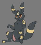  eeveelution hi_res leo286 nintendo penis pok&eacute;mon pok&eacute;mon_(species) simple_background solo tagme umbreon video_games 