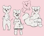  2019 anthro blush cartoon_network clothed clothing female gesture looking_at_viewer mammal middle_finger morokko nude one_eye_closed open_mouth paper pussy sex_toy solo teri_(tawog) the_amazing_world_of_gumball ursid vibrator 