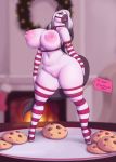  anthro big_breasts breasts christmas equid equine female hi_res holidays horse kruth666 looking_at_viewer mammal micro nipples pussy solo thick_thighs wide_hips 