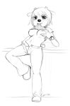  2019 absurd_res anthro bluechika blush bovid breasts caprine clothed clothing clothing_lift female hair hand_in_panties hand_in_underwear hi_res lammy_lamb mammal navel nipples panties parappa_the_rapper sheep shirt shirt_lift solo sony_corporation sony_interactive_entertainment topwear um_jammer_lammy underwear video_games 
