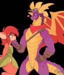  &lt;3 activision anthro athletic bedroom_eyes blush clothed clothing curvaceous curvy_figure dragon elora eyewear faun gloves goggles green_eyes handwear hi_res narrowed_eyes purple_body purple_eyes purple_skin scales scarf seductive smile spyro spyro_the_dragon thick_thighs video_games voluptuous wings xplaysx 