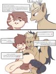  &lt;3 2019 anal animal_genitalia animal_penis balls comic dialogue duo equine_penis feral invalid_background male male/male my_little_pony onsti penetration penis spanish_text tagme text 