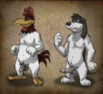  foghorn_leghorn k-9 looney_tunes tagme the_barnyard_dawg 