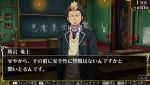  ao_no_exorcist chalkboard classroom desk ear_piercing multicolored_hair piercing school_uniform suguro_ryuuji translated 