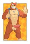  anthro balls banjo-kazooie banjo_(banjo-kazooie) hi_res jrjresq male mammal muscular muscular_male nipples nude pecs penis rareware smile solo standing uncut ursid video_games 