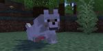  2019 2:1 3d_(artwork) 8k absurd_res canid canine canis codedcells digital_media_(artwork) feral hi_res looking_at_viewer male mammal minecraft mojang penis solo video_games wolf 