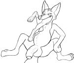  big_penis canid canine disney duo fox hi_res humanoid_penis hyper kahei_yattsu mammal nick_wilde nude open_mouth oral_vore penis simple_background size_difference vore zootopia 