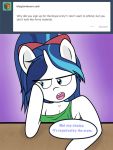  anthro ask_blog ask_bottom_armor bow dialogue equid friendship_is_magic horn lefthighkick mammal my_little_pony shining_armor_(mlp) solo unicorn 