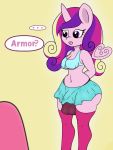  ... anthro ask_bottom_armor breasts bulge cleavage clothed clothing equid friendship_is_magic gynomorph horn intersex lefthighkick mammal my_little_pony princess_cadance_(mlp) wide_hips winged_unicorn wings 