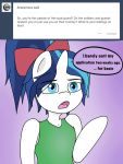  anthro ask_blog ask_bottom_armor bow dialogue equid friendship_is_magic horn lefthighkick mammal my_little_pony shining_armor_(mlp) unicorn 