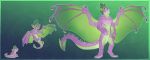  2019 4_fingers 4_toes anthro digital_media_(artwork) dragon eyebrows eyelashes feral fingers friendship_is_magic green_eyes male my_little_pony solo spike_(mlp) toes turnipberry 