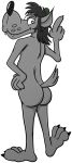  butt canid canine canis casual_nudity invalid_tag looking_at_viewer mammal nu_pogodi volk wolf zpt 