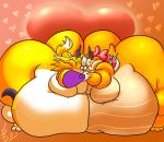  &lt;3 breasts butt digimon digimon_(species) group jaeh koopa koopaling mario_bros nintendo obese overweight renamon scalie video_games wendy_o._koopa 