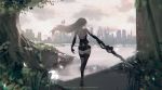  erospanda long_hair nier_automata sword weapon yorha_unit_no._2_type_a 