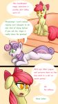  anon_1515 apple_bloom_(mlp) comic dialogue duo equid female feral friendship_is_magic horn mammal my_little_pony sweetie_belle_(mlp) unicorn young 