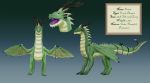  2020 antlers digital_media_(artwork) dragon feral forest freten_(character) green_body green_dragon horn male model_sheet scalie simple_background t-ace_juice tree western_dragon 