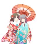  hibike!_euphonium kasaki_nozomi kimono liz_to_aoi_tori tagme umbrella yoroizuka_mizore 