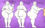  abstract_background anthro belly big_breasts big_butt boss_monster bovid breasts butt caprine fangs female fur horn long_ears mammal mature_female multiple_angles nipples nude obese overweight oystercatcher7 pussy thick_thighs toriel undertale video_games white_body white_fur wide_hips 