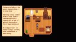  animated bed blargsnarf brown_hair canid canine dialogue digital_media_(artwork) duo english_text furniture hair human humanoid inside male mammal pixel_(artwork) pixel_animation plant stardew_valley tailwag television text 