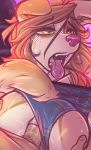  2019 absurd_res ahegao anal anal_penetration anthro brown_hair butt butt_grab canid canine canis clothing digital_media_(artwork) dimmi_(character) dimwitdog domestic_dog duo eye_roll faceless_male fangs female female_focus female_penetrated first_person_view from_behind_position green_eyes hair half-closed_eyes hand_on_butt hi_res human human_on_anthro interspecies looking_pleasured looking_up male male/female male_on_anthro male_penetrating male_penetrating_female male_pov mammal narrowed_eyes open_mouth penetration penis rear_view sex sharp_teeth solo_focus teeth tongue tongue_out 