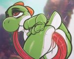  2019 alternate_version_at_source anal anal_masturbation anal_penetration anthro anus autorimming butt butt_focus deep_rimming detailed_background digital_media_(artwork) dimwitdog female green_yoshi hand_on_butt hi_res long_tongue mario_bros masturbation nintendo oral oral_masturbation penetration pussy rear_view reptile rimming scalie sex solo tongue video_games yoshi 