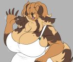  anthro big_breasts breasts canid canine cleavage clothed clothing female huge_breasts jwinkz mammal 
