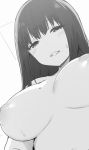  1girl breasts large_breasts looking_at_viewer original pov sidelocks_onee-san_(shinjiro) sky_(freedom) smile solo solo_focus 