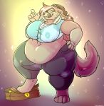  danji-isthmus doggo fatfur female hyper overweight stomping undertale video_games 
