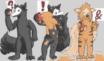  ! ? anthro arcanine canid canine canis changed_(video_game) digital_media_(artwork) featureless_crotch living_latex mammal mask nintendo nude pok&eacute;ball pok&eacute;mon pok&eacute;mon_(species) post_transformation puro_(changed) simple_background tavaer transformation video_games wolf 