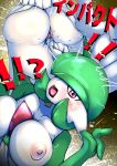  2020 5_fingers absurd_res anus ashraely big_breasts blush bodily_fluids breasts butt clothed clothing curvy_figure digital_media_(artwork) duo female fingers gardevoir genital_fluids hi_res huge_breasts humanoid looking_at_viewer male male/female nintendo nipples not_furry open_mouth pok&eacute;mon pok&eacute;mon_(species) pussy red_eyes simple_background text thick_thighs tongue video_games voluptuous wide_hips 