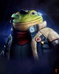  amphibian clothing hat headgear headwear jacket nintendo raf_grassetti slippy_toad solo star_fox topwear video_games visor 