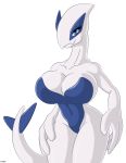  2020 alpha_channel anthro anthrofied big_breasts breasts cleavage clothed clothing featureless_breasts female hyde360 legendary_pok&eacute;mon looking_at_viewer lugia nintendo nude pok&eacute;mon pok&eacute;mon_(species) simple_background solo transparent_background video_games white_body 