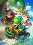  beach blue_clothing blue_overalls blue_sky bowser brown_body brown_fur clothed clothing cloud day donkey_kong_(series) driving facial_hair footwear fully_clothed fur giacomini gloves green_body green_clothing green_headwear green_yoshi handwear headgear headwear holding_camera holding_object human kart kong koopa lakitu looking_at_viewer luigi mammal mario mario_bros mustache nintendo open_mouth overalls palm_tree pink_clothing princess_peach red_clothing red_headwear scalie seaside sky teeth tongue tree vehicle video_games wario water white_body white_clothing white_gloves yellow_clothing yoshi yoshiyaki 