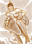  2018 abriika big_breasts big_feet breasts clothing digital_media_(artwork) feet female foot_focus hi_res humanoid humanoid_feet not_furry plantigrade sketch soles solo toes zp92 