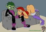  beast_boy dc dcau starfire teen_titans 