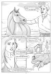  2020 animal_genitalia animal_penis bestiality comic equid equine female female_on_feral feral horse human jambo mammal penis sex text vermilion888 