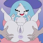  anus big_butt breasts butt female hatterene humanoid nintendo pok&eacute;mon pok&eacute;mon_(species) pussy small_breasts spread_butt spreading thecon video_games 