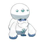  absurdres aqua_eyes artist_request blank_eyes clenched_hands closed_mouth full_body galarian_darmanitan galarian_form gen_8_pokemon highres no_humans official_art outline pokemon pokemon_(creature) pokemon_(game) pokemon_swsh solo standing transparent_background white_outline 