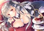  anthropomorphism azur_lane cake food formidable_(azur_lane) goth-loli lolita_fashion long_hair twintails yorarry 