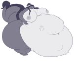  abdominal_bulge belly big_belly big_breasts breasts deep_navel dragon female female_pred hand_imprint huge_breasts hyper hyper_belly mirina navel nipples obese oral_vore overweight overweight_female ssbbw thick_thighs vore wide_hips 