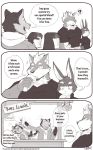  beverage biceps canid canine canis coffee comic drinking lagomorph leporid male mammal muscular muscular_male naruever nero_(naruever) pecs rabbit wolf zack_(naruever) 